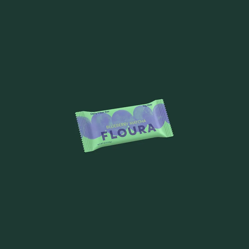 Floura Blueberry Matcha Fiber Bar from Starbucks Menu - Price and Calories