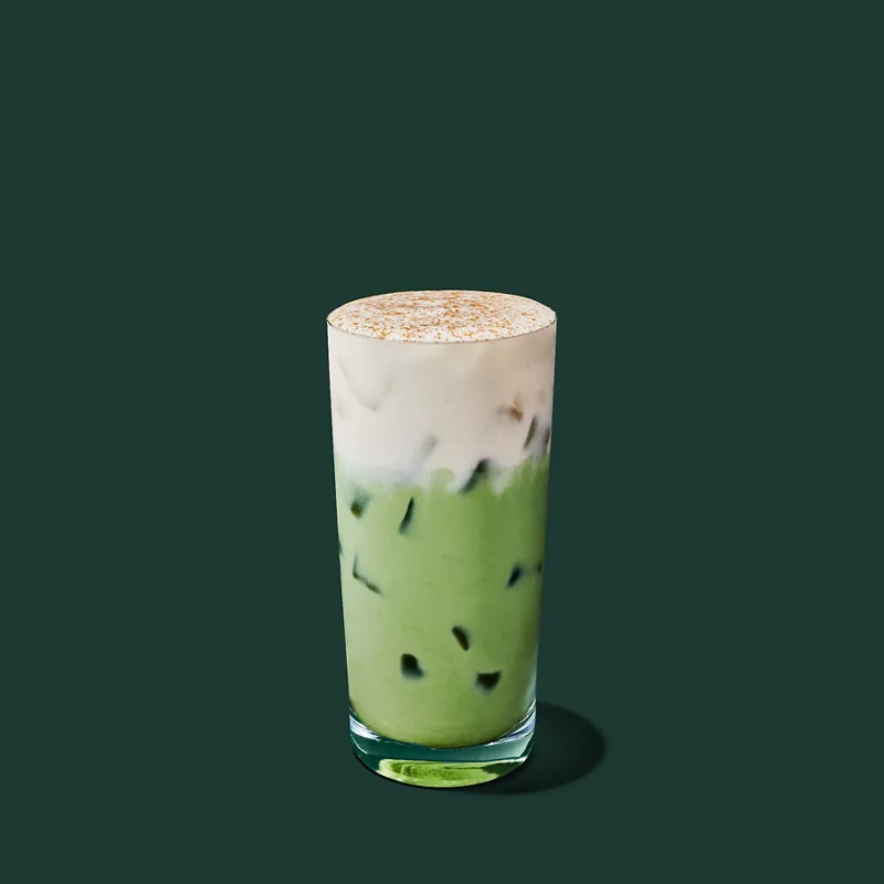 Iced Banana Bread Matcha from Starbucks Menu - Price and Calories