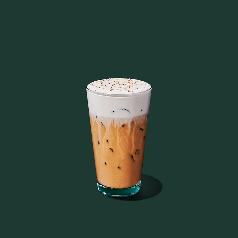 Iced Pecan Crunch Latte from Starbucks Menu - Price and Calories