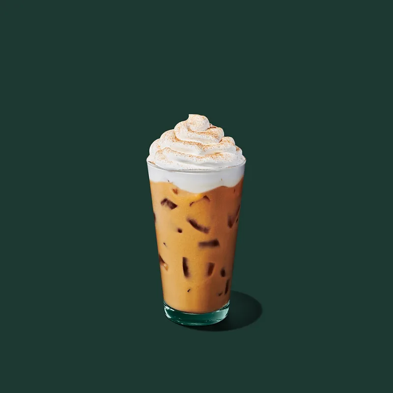 Iced Pumpkin Spice Latte from Starbucks Menu - Price and Calories