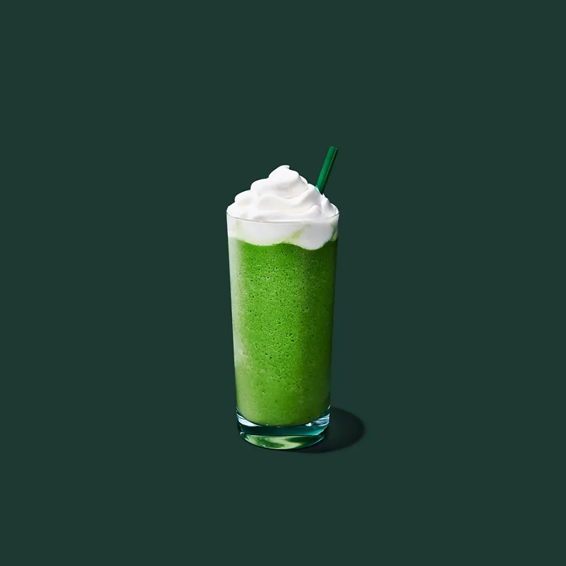 Matcha Crème Frappuccino Blended Beverage from Starbucks Menu - Price and Calories
