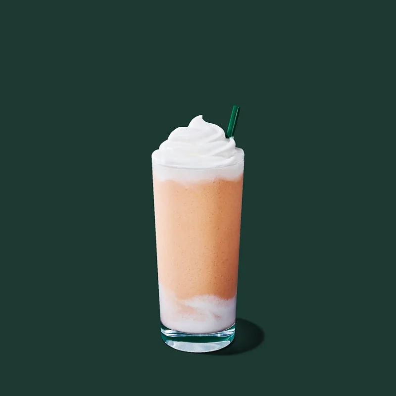 Orange Cream Frappuccino Blended Beverage from Starbucks Menu - Price and Calories