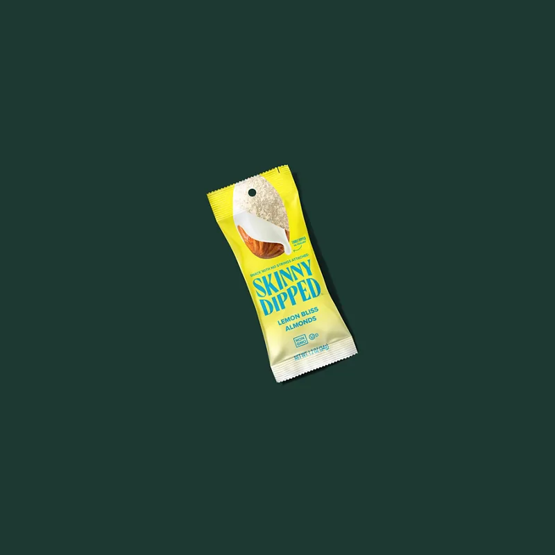 SkinnyDipped Lemon Bliss Almonds from Starbucks Menu - Price and Calories