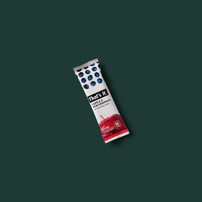 That's It – Apple + Blueberry Bar from Starbucks Menu - Price and Calories