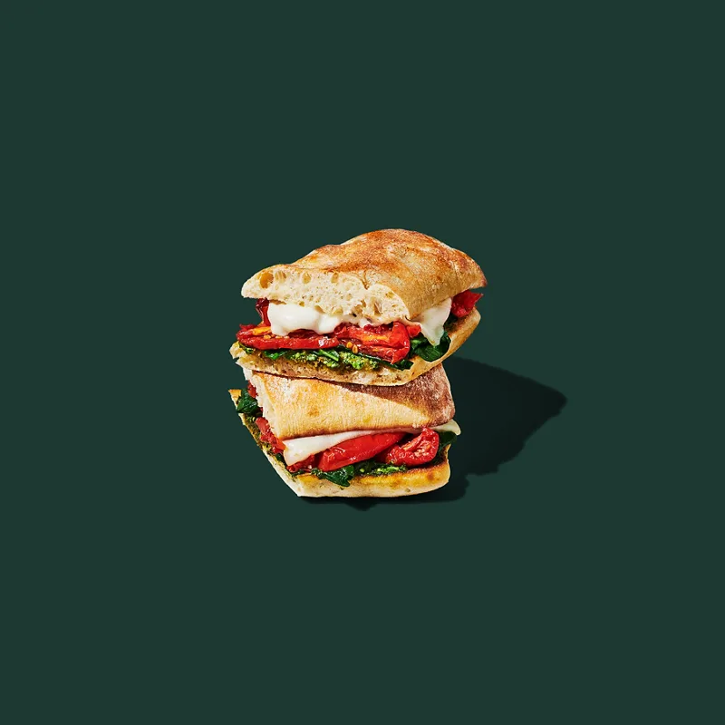 Tomato & Mozzarella on Focaccia from Starbucks Menu - Price and Calories